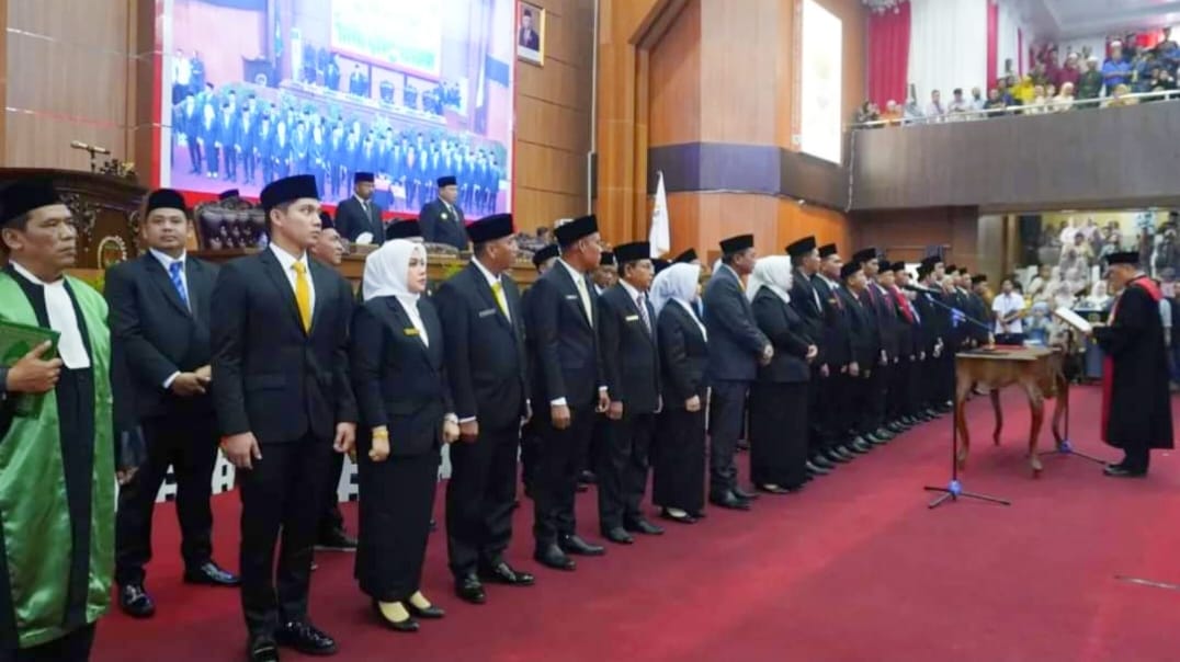 40 Anggota DPRD MURA Periode 2024-2029 Resmi Dilantik