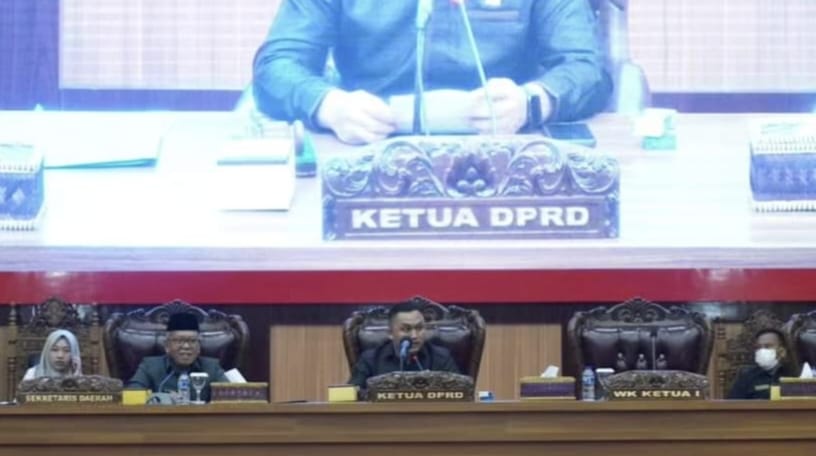 Rapat Paripurna, DPRD Mura Dengarkan Pandangan Umum Fraksi