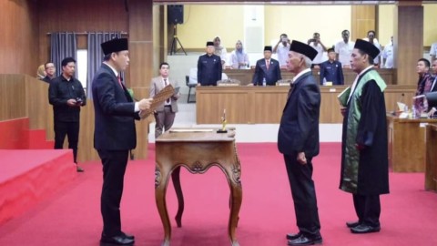 DPRD Mura Rapat Paripurna PAW Fraksi Golkar